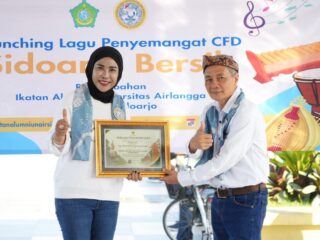 Apresiasi Peluncuran Lagu Sidoarjo Bersih, Wabup Mimik: Perkuat Budaya Bersih di Car Free Day