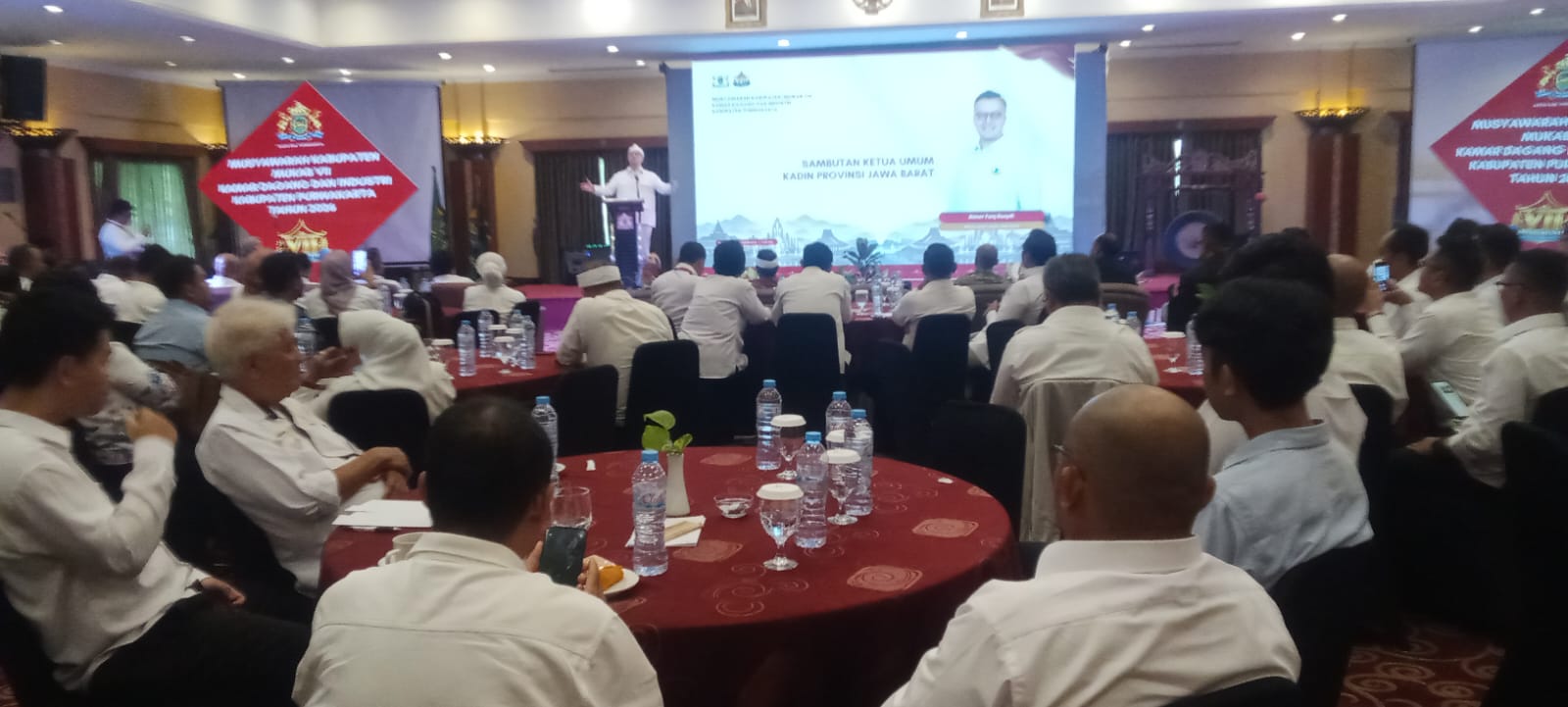 Bos Beye Terpilih Aklamasi Pimpin Kadin Purwakarta 2026-2031