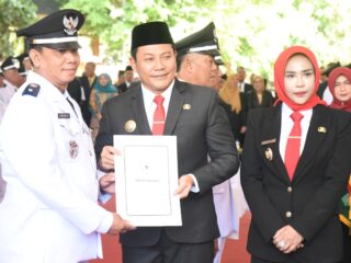 Bupati dan Wakil Bupati Sidoarjo Lantik 80 Kepala Desa Terpilih Hasil Pilkades Serentak 2026