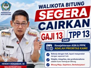 Kabar Gembira ASN Bitung! Hengky Honandar Pastikan Gaji 13 dan TPP 13 Segera Masuk Rekening