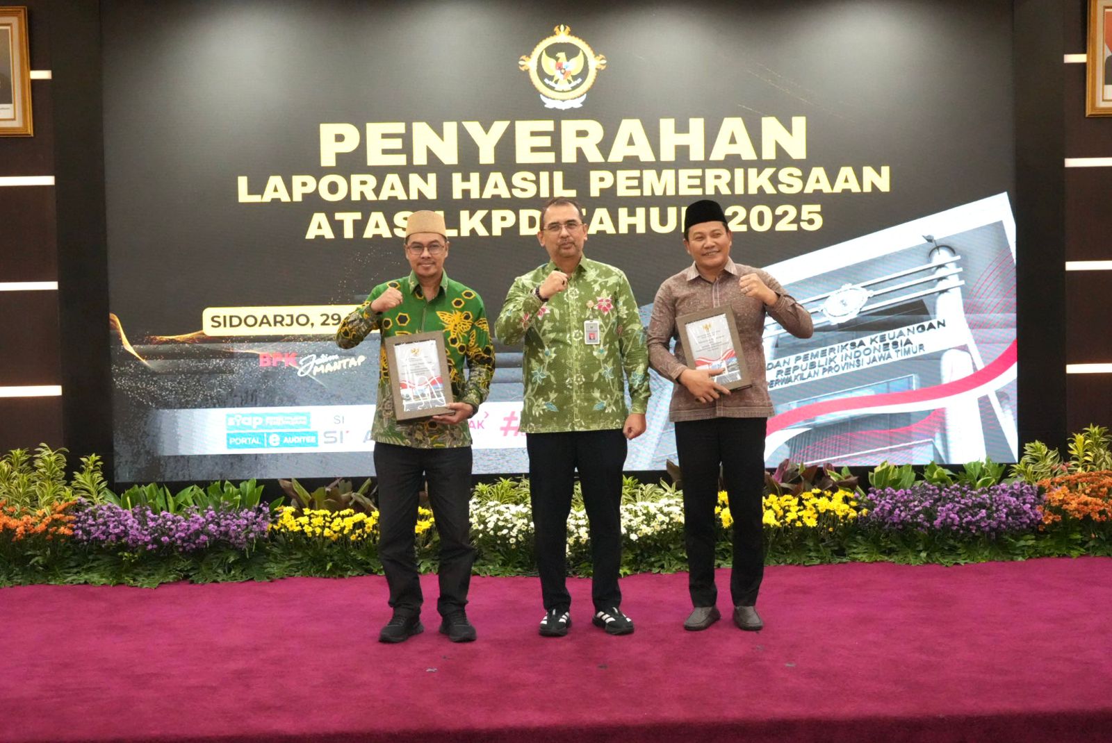 Kabupaten Sidoarjo Kembali Meraih Opini WTP, Tiga Belas Kali Berturut-turut