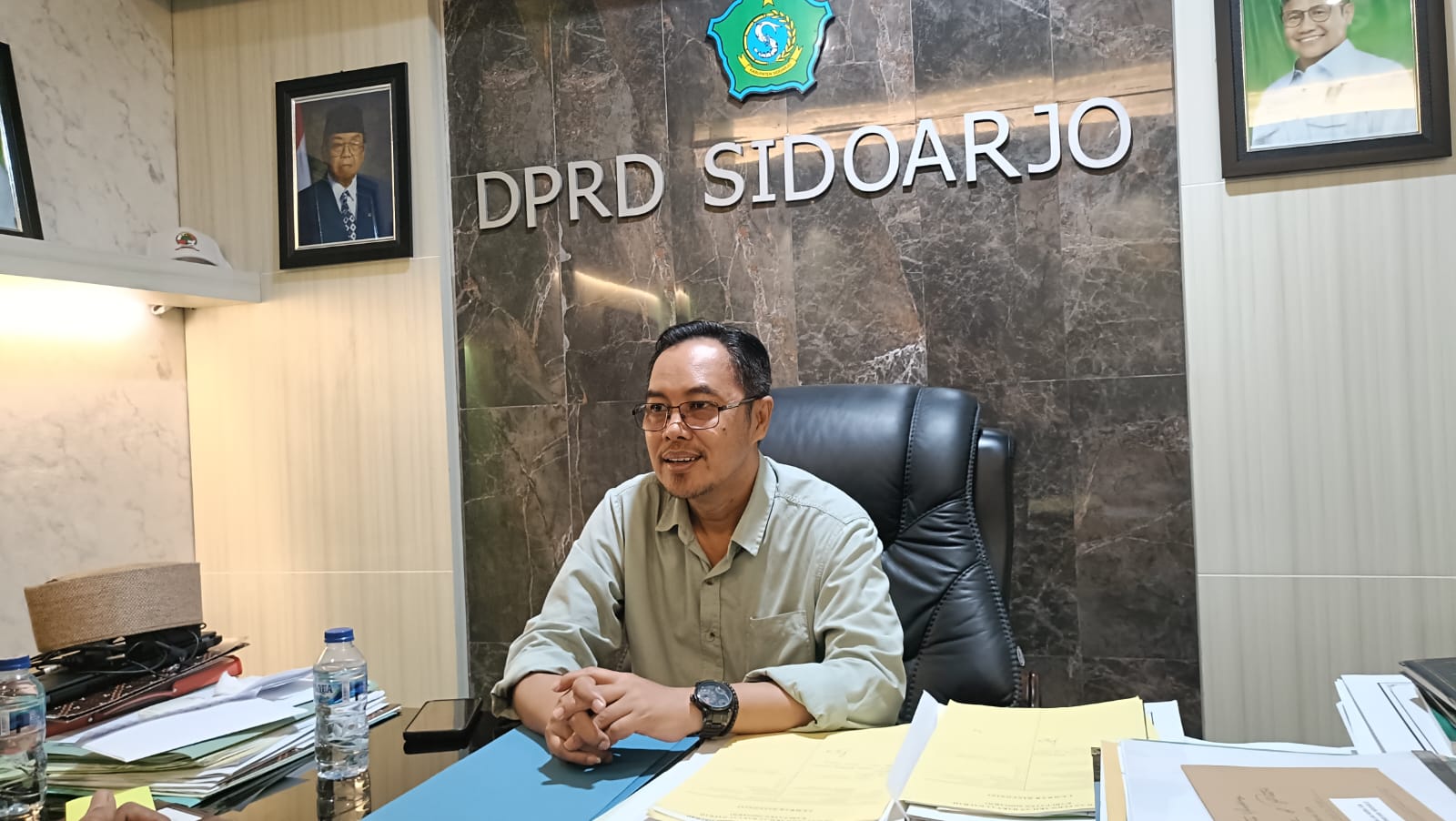 Ketua DPRD kabupaten Sidoarjo Abdillah Nasih minta Seleksi Direksi Delta Tirta Harus Sesuai Aturan, Komisi harus Awasi Ketat