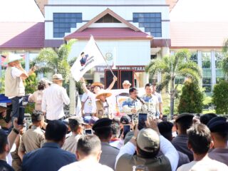 Terima Aksi Damai Mapalus Pragib, Gubernur Yulius Tegaskan Dukung Penuh Program Strategis Presiden