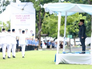 Gubernur Yulius Pimpin Upacara Peringatan Hari Lahir Pancasila Tahun 2026 