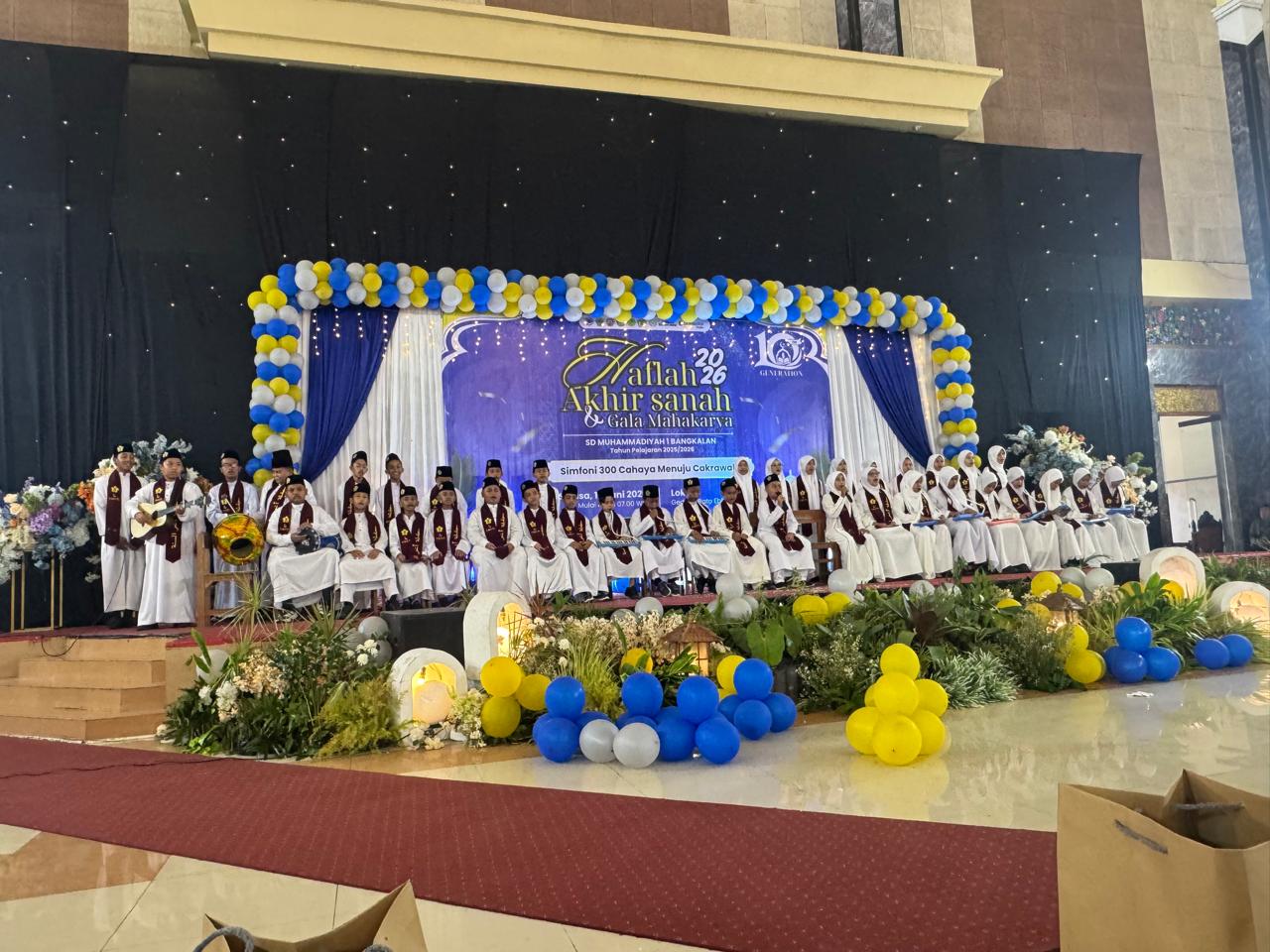 SD Muhammadiyah 1 Bangkalan Lepas 300 Siswa Lewat Haflah Akhir Sanah