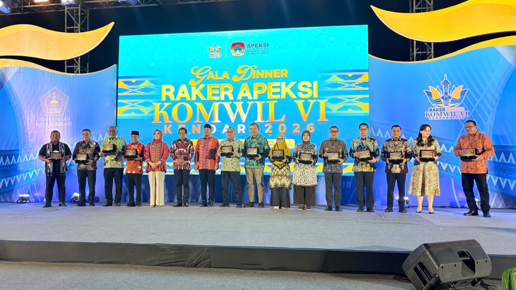 Wali Kota Bitung Hadiri Gala Dinner Raker APEKSI Komwil VI di Kendari, Perkuat Kolaborasi Pembangunan Indonesia Timur