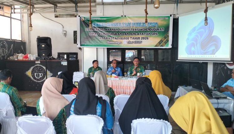 Disdukcapil Kotamobagu Gelar FKP, Perkuat Standar Pelayanan Administrasi Kependudukan