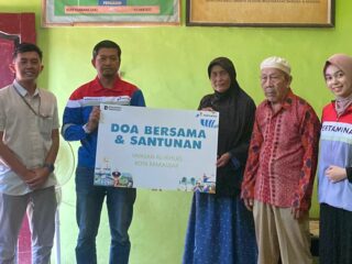 Pertamina Beri Santunan bagi Anak Yatim dan Dhuafa Lintas Agama di Makassar 