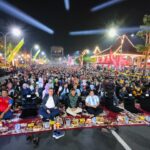 Nobar Final Piala Dunia 2026 di Sidoarjo Berlangsung Meriah, Ribuan Warga Padati Jalan Cokronegoro
