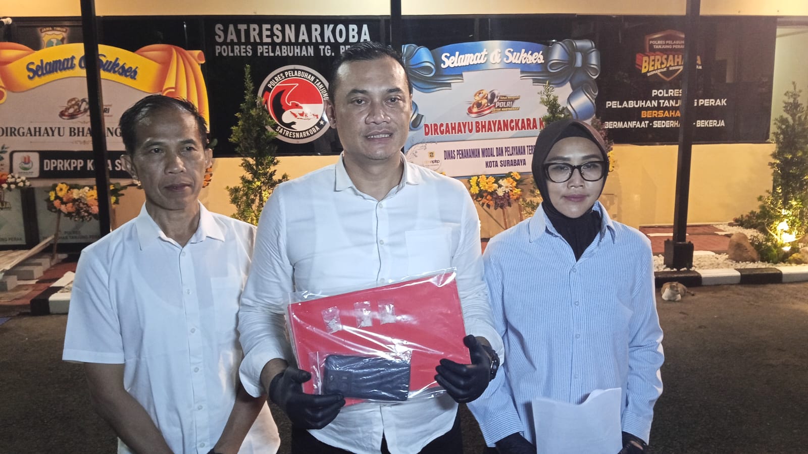 Polres Pelabuhan Tanjungperak Amankan Kurir Sabu yang Beraksi di Kenjeran