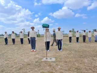 Puluhan Siswa Burneh Intensif Latihan Paskibra Jelang HUT ke-80 RI