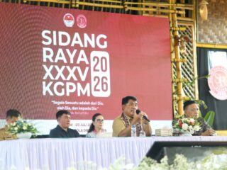 Hadir di Sidang Raya XXXV KGPM, Gubernur Yulius: Gereja dan Pemerintah Harus Berjalan Bersama