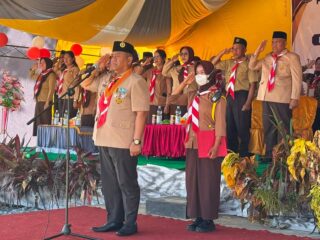 Semangat Pramuka ke-65, Kwarcab Boltara Gelar Upacara di Binjeita