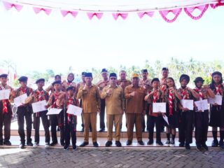 Tak Sekadar Melepas, Bupati Sirajudin Sambut Langsung 11 Duta Muda Boltara Peserta Jamnas