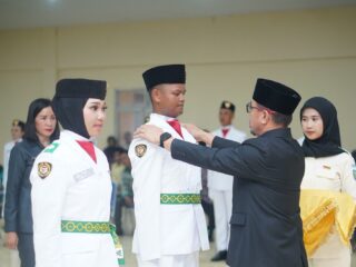Langkah Tegap Menuju 17 Agustus, 33 Paskibraka Boltara Resmi Dikukuhkan