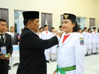 Paskibraka Sulut Resmi Dikukuhkan, Gubernur Yulius: Jaga Kekompakan