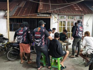 Antisipasi Kejahatan Jalanan, URC Resmob Polres Bolmong Patroli dan Razia Sajam
