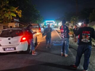 Cegah Kejahatan Jalanan, Tim URC Resmob Polres Bolmong Patroli hingga Larut Malam