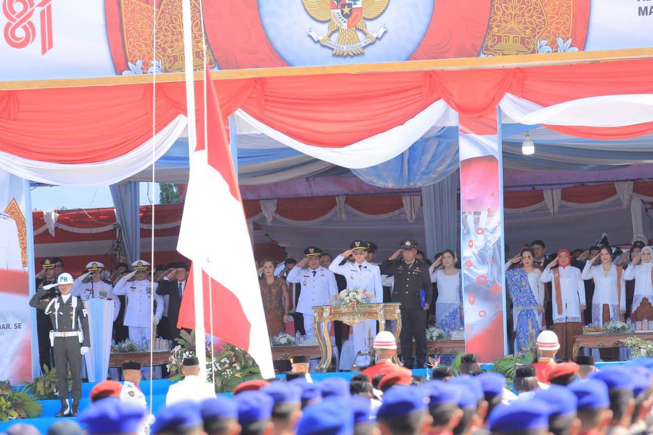 Pemkot Bitung Khidmat Peringati HUT ke-81 Kemerdekaan RI