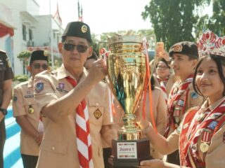 Wali Kota Bitung Bawa Pesan Kwarnas: Pramuka Harus Adaptif dan Mandiri