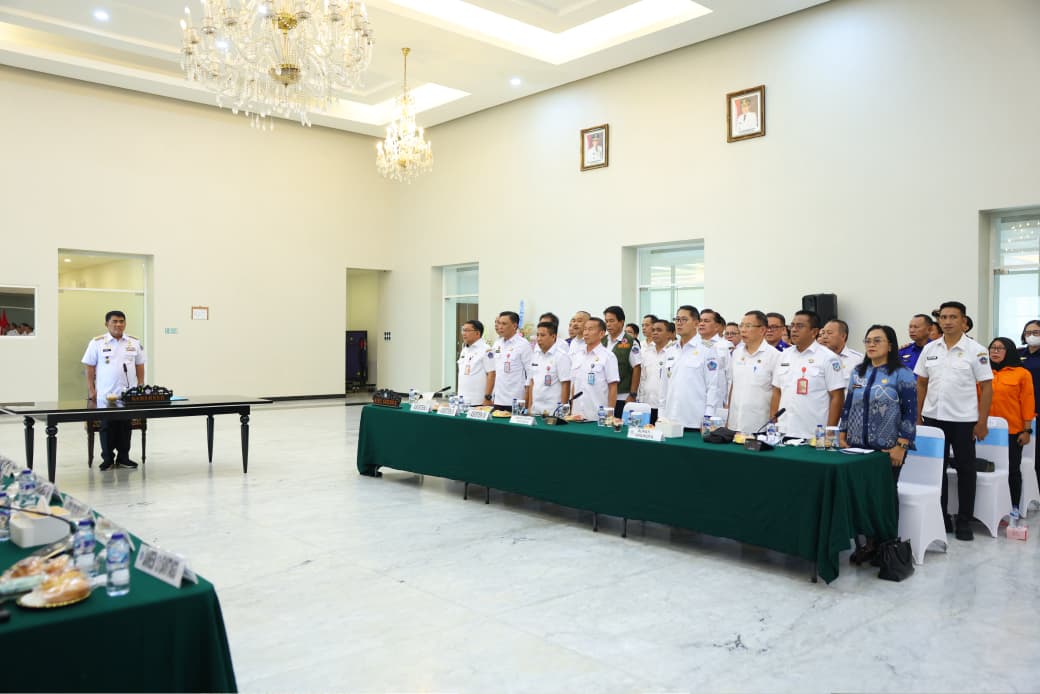 Wali Kota Bitung Hadir Rakor Perkuat Sinergi Penanganan Karhutla