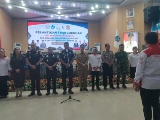 Wali Kota Hengky Honandar Hadiri Pengukuhan Tiga Organisasi di Bitung
