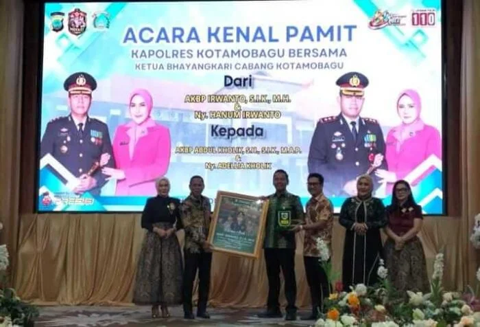 Wali Kota Weny Gaib Hadiri Kenal Pamit Kapolres Kotamobagu