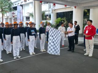 Semangat Kemerdekaan Bersatu dalam Lomba Gerak Jalan Pemprov Sulut