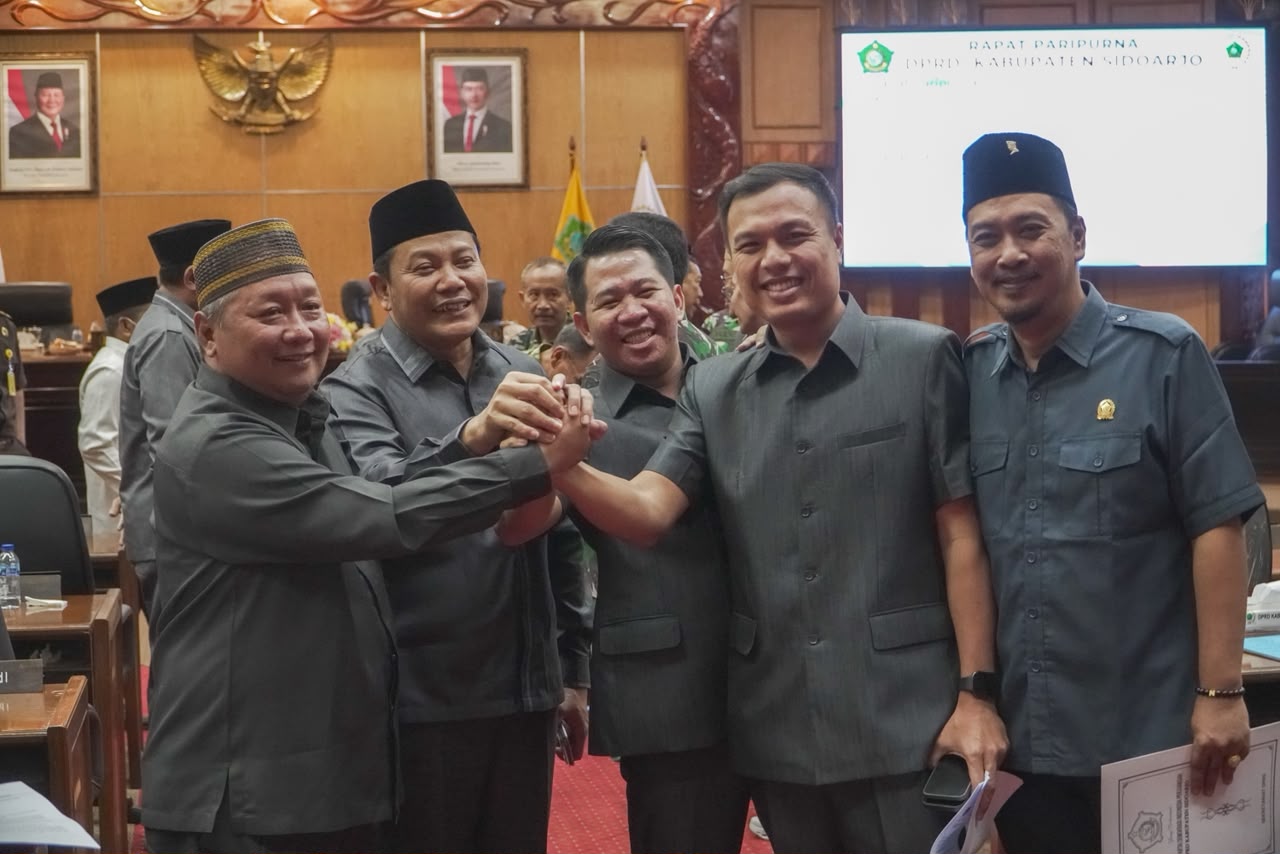 Bupati Sidoarjo Ajukan Tiga Raperda, Bahas APBD 2027, Perubahan APBD 2026 hingga Tibumtranmas Linmas