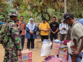Musibah Kebakaran di Ollot II, Pemkab Bolmut Salurkan Bantuan Untuk Warga