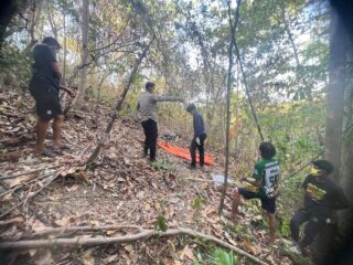 Gerak Cepat Polsek Bolangitang Tangani Penemuan Jasad di Perkebunan Perindu