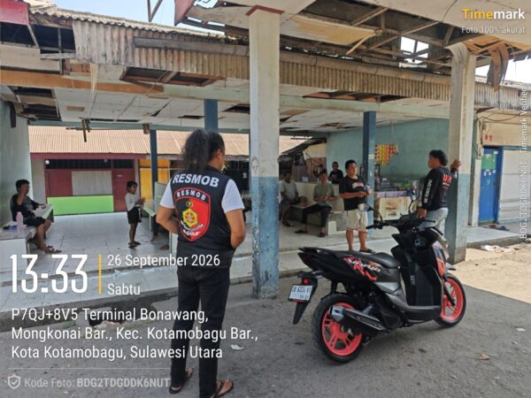 Dua Terminal Disisir URC Polres Kotamobagu, Antisipasi Premanisme dan Pungli