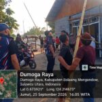 Di Sela Patroli Cipta Kondisi, Tim URC Polres Bolmong Bantu Warga