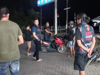 URC Polres Bolmong Patroli Malam, Sasar Balap Liar dan Razia Sajam