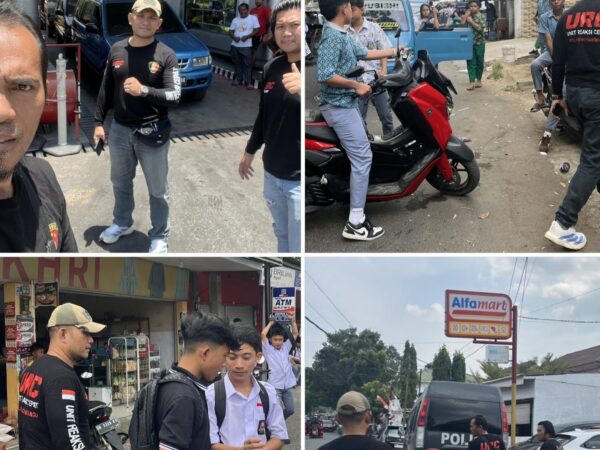 Aksi Preventif, URC Polres Kotamobagu Pantau SPBU dan Sekolah 
