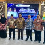 Jajaran Direksi Delta Tirta yang Baru Resmi Bekerja, Tanda Tangani Kontrak Kinerja 5 Tahun