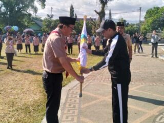 Wali Kota Weny Gaib Lepas Kontingen Pramuka Kotamobagu ke Jambore Nasional 2026
