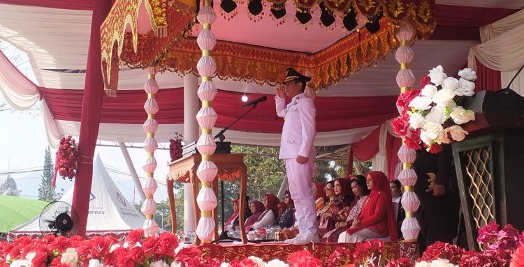 Wali Kota Weny Gaib Pimpin Upacara HUT ke-81 RI di Kotamobagu