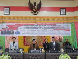 Wawali RVM Ikuti Pidato Kenegaraan Presiden Prabowo dari DPRD Kotamobagu