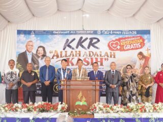 Aditya Pontoh Hadiri Penutupan KKR GMAHK di Sangkub, Kerukunan Jadi Pesan Utama