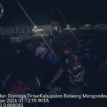 Antisipasi C3 dan Balap Liar, URC Polres Bolmong Gelar Patroli Malam