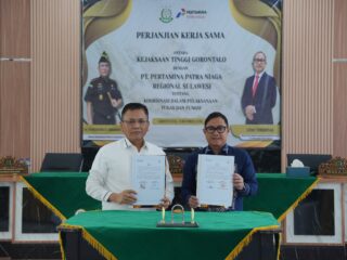 Pertamina dan Kejaksaan Tinggi Gorontalo Perkuat Sinergi Lewat  Penandatanganan PKS