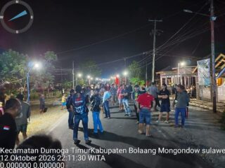Tim URC Resmob Polres Bolmong Gelar Patroli Malam, Wilayah Dumoga Tengah Aman Kondusif 