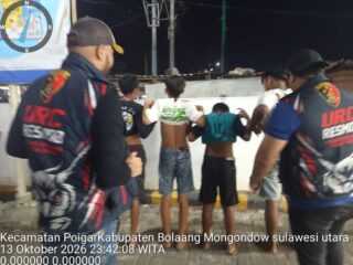 Patroli KRYD Tim URC Resmob Bolmong Sasar Wilayah Poigar