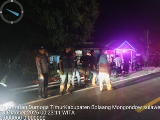 Tim URC Resmob Polres Bolmong Patroli Malam di Dumoga Timur, Kamtibmas Kondusif