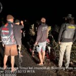 URC Resmob Patroli Malam di Dumoga Timur, Pastikan Wilayah Kondusif