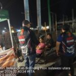 Cegah Kejahatan Jalanan, URC Polres Bolmong Gencarkan Patroli KRYD Hingga Dini Hari