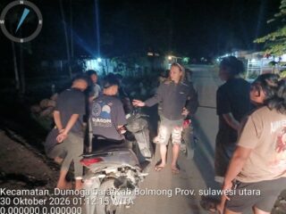 Patroli Malam, Tim URC Raja Bogani Sisir Dumoga Barat Antisipasi Balap Liar dan Geng Motor