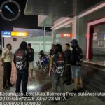 URC Resmob Raja Bogani Sisir Wilayah Lolak, Antisipasi Kriminalitas Jalanan