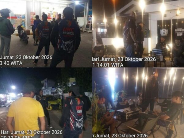 Tim URC Polres Bolmong Patroli Hingga Dini Hari, Wilayah Dumoga Aman Kondusif